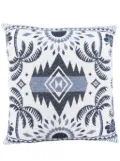 Alanui Lush Nature cotton cushion - Blue