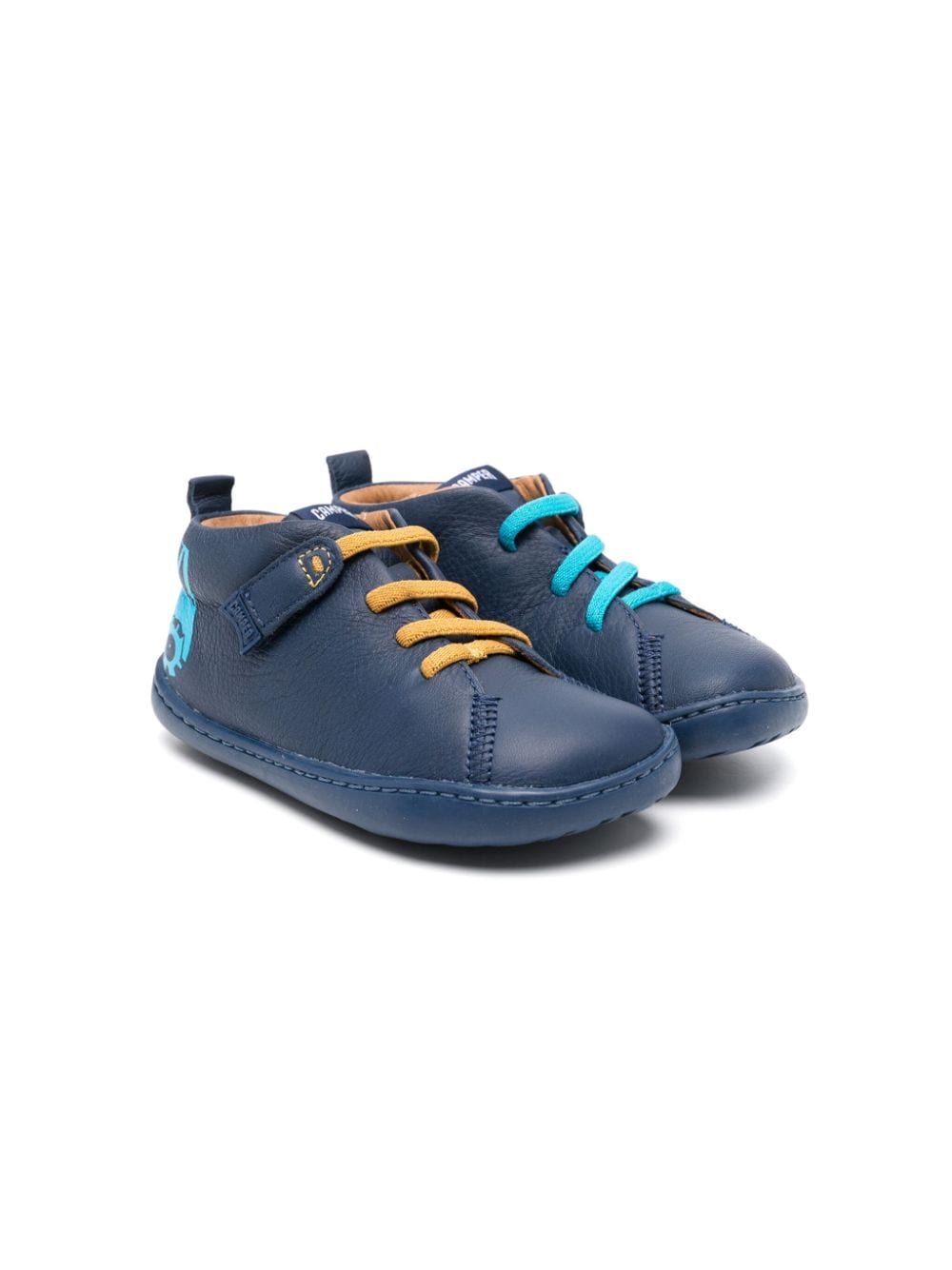 Image 1 of Camper Kids Peu lace-up leather sneakers