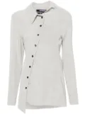 Jacquemus La chemise Pablo asymmetric shirt - Grey