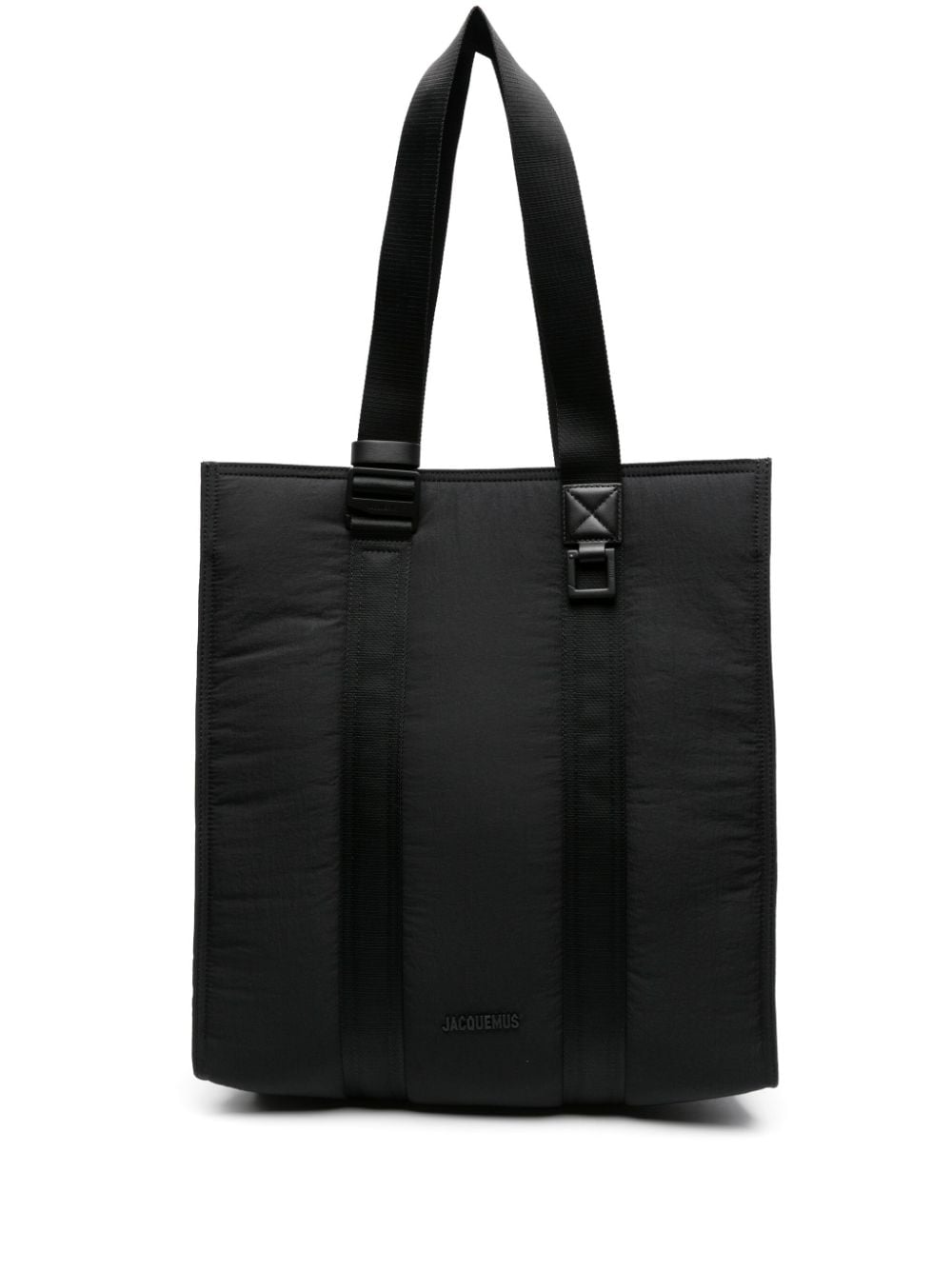 Shop Jacquemus Le Cabas Cuerda Tote Bag In Black