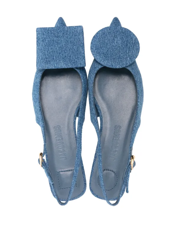 Jacquemus Les Slingback Duelo Plates フラットシューズ