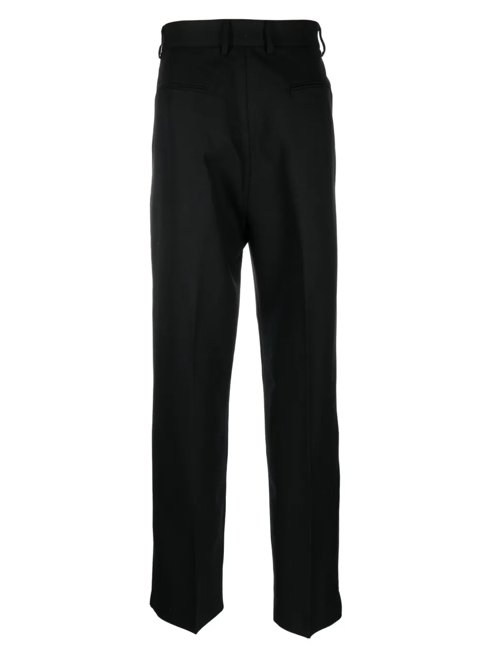Winnie NY Straight broek van wolblend - Zwart