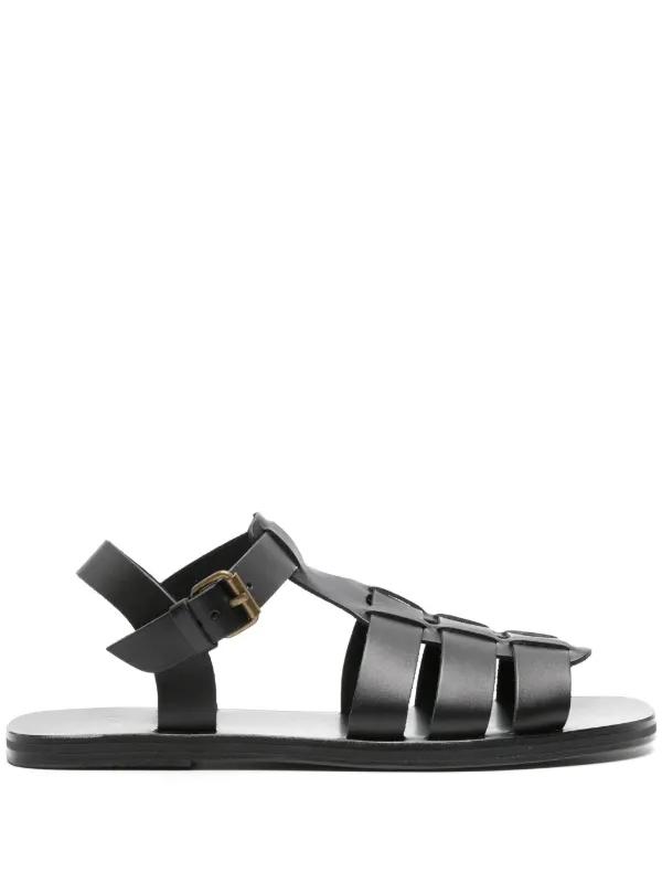 値下げしました！IENA ANCIENT GREEK SANDALS 37サイズ Aglaia Leather Black/Tortoiseshell – Ancient Greek Sandals