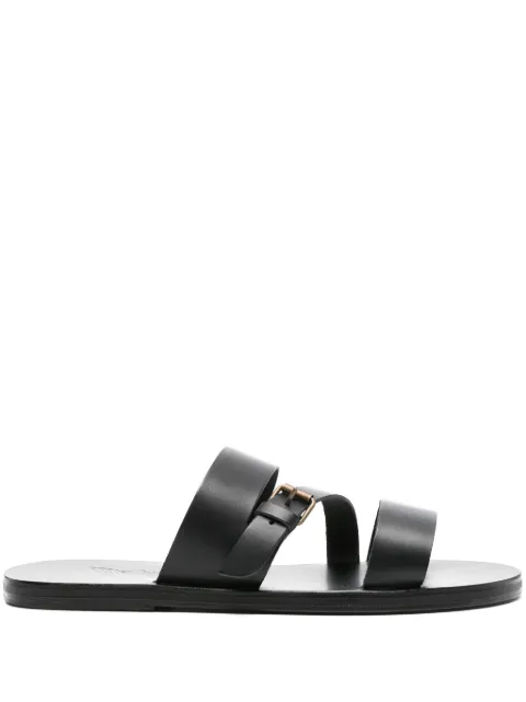 Ancient Greek Sandals Ifiklis flat leather sandals