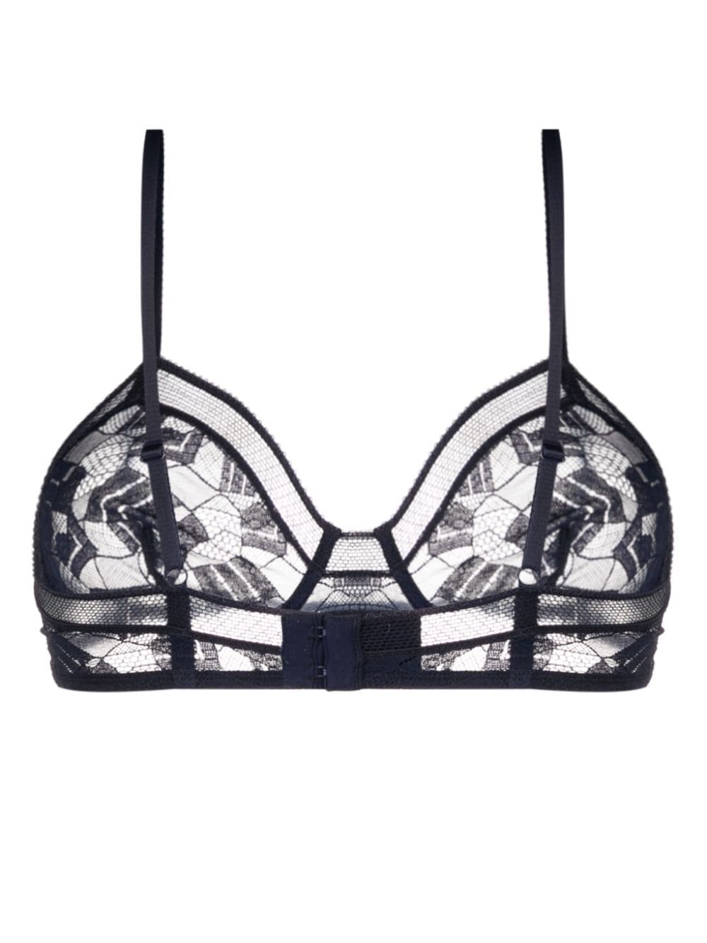 Shop Eres Paradis Lace Full-cup Bra In Blue