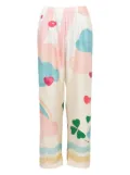 ERES Charme silk pyjama bottoms - Neutrals