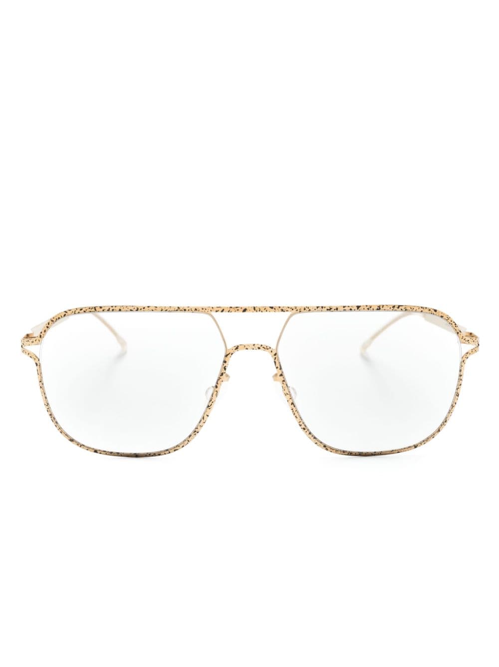 Mykita Studio14.1 Navigator-frame Glasses In Gold