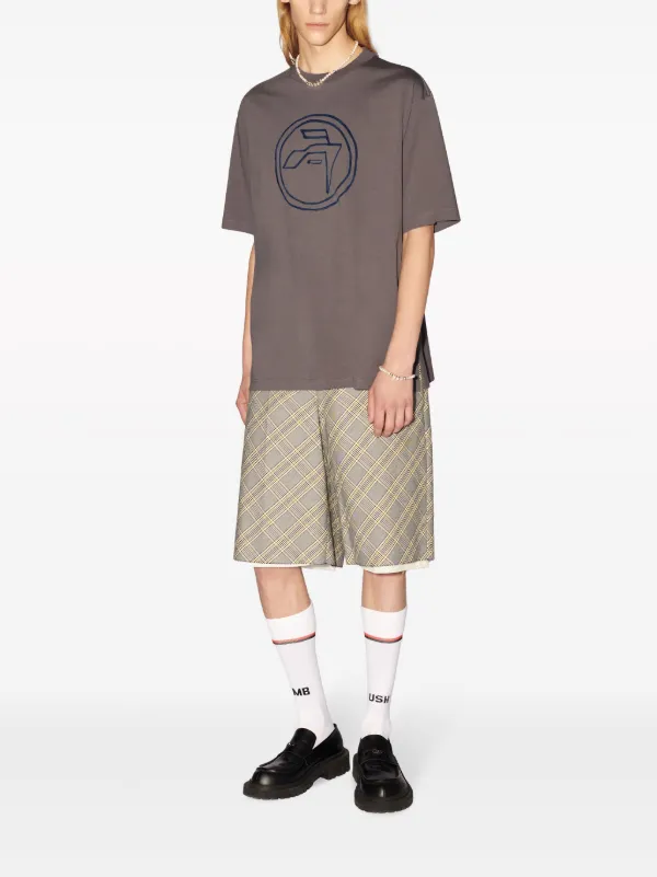 AMBUSH プリント Tシャツ | グレー | FARFETCH JP