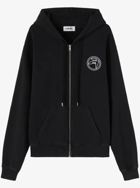 AMBUSH hoodie en coton biologique à logo brodé