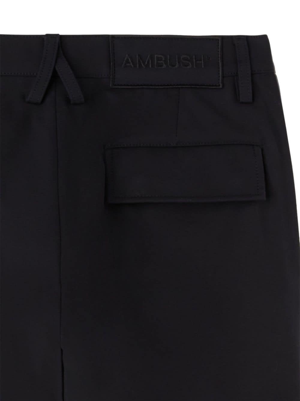 Shop Ambush Slim-cut Cargo Trousers In Black