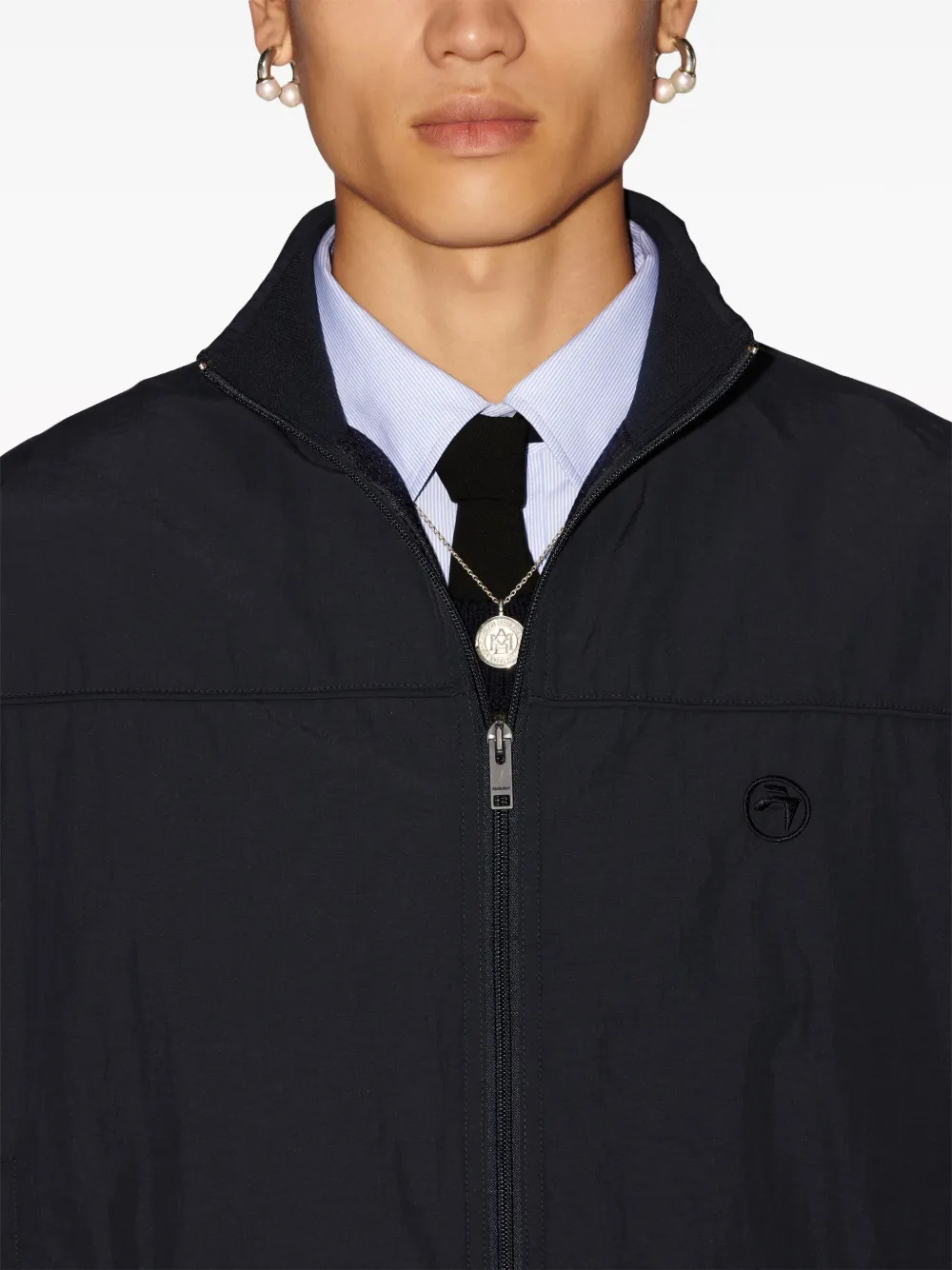 【関税込み】Ambush ネイビー トラックジャケット AMBUSH トラックジャケット | ブルー | FARFETCH JP