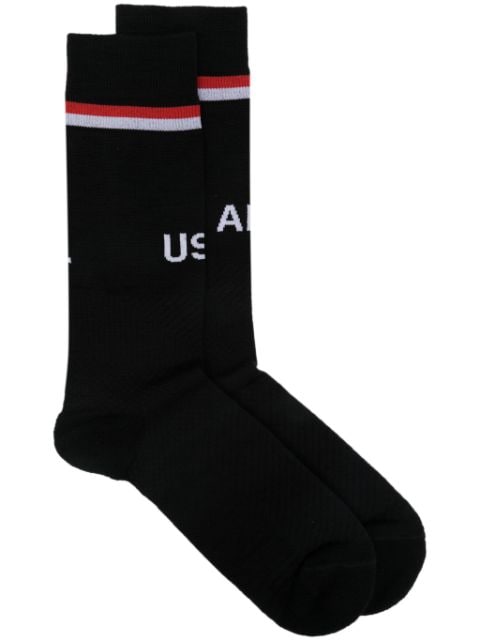 AMBUSH logo-intarsia socks