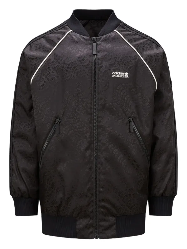 Moncler x Adidas 'Seelos' ボンバージャケット | ブラック | FARFETCH JP