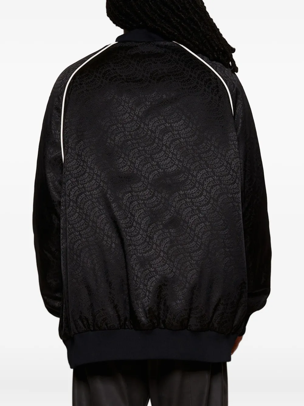 Moncler x adidas Seelos bomberjack Zwart