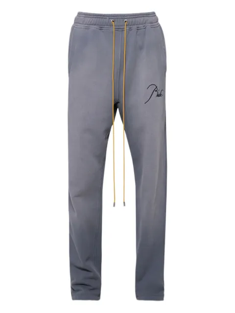 RHUDE logo-embroidered track pants