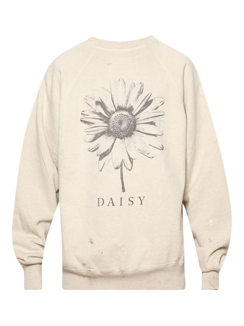 SAINT MXXXXXX Sweater met madeliefjesprint Beige