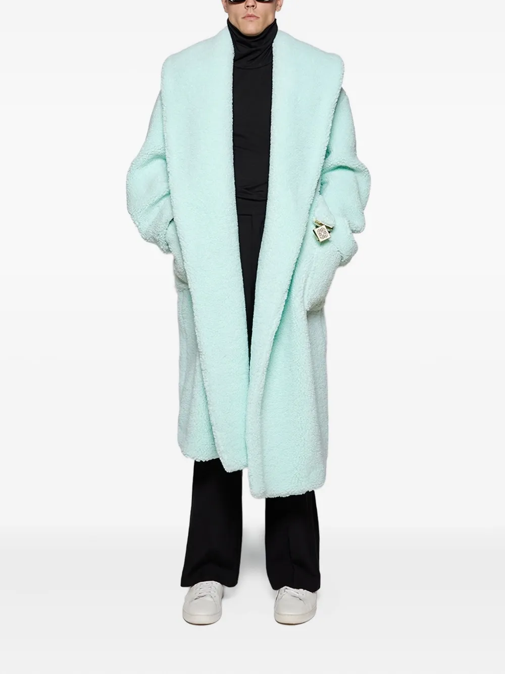Casablanca shearling belted coat | Single Breasted Coats | Image 2