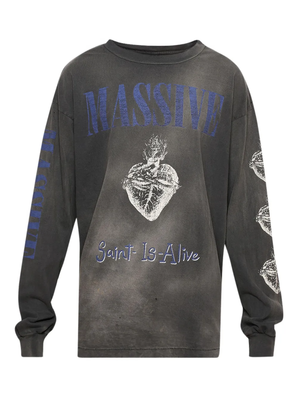 SAINT MXXXXXX Massive long sleeve T-shirt - グレー SAINT MXXXXXX Massive long sleeve T-shirt - グレー