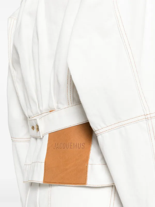 La veste de-Nîmes denim jacket in neutrals - Jacquemus