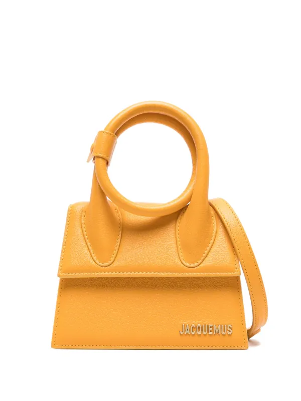 【JACQUEMUS】Le Chiquito Noeud レザートートバッグ☆関税込 JACQUEMUS】Le Chiquito Noeud レザートートバッグ☆関税込