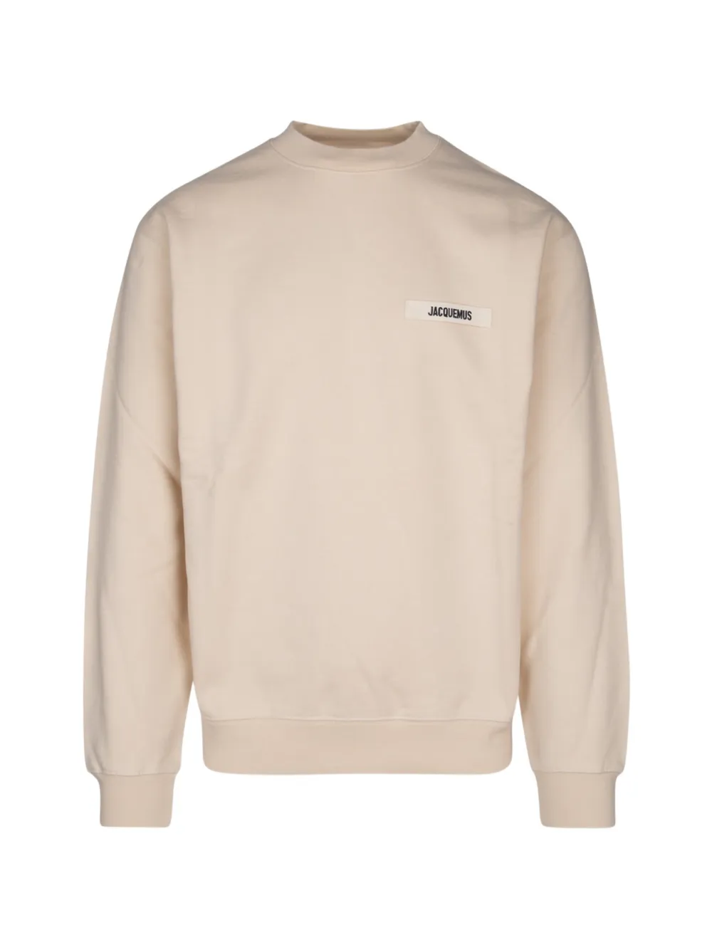 Jacquemus Le Sweatshirt Gros Grain top met print Beige