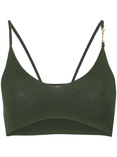 Jacquemus Le Bandeau Pralu knitted bralette