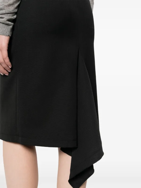 Nº21 ruffle-detail Pencil Skirt | Black | FARFETCH Nº21 ruffle-detail Pencil Skirt | Black | FARFETCH