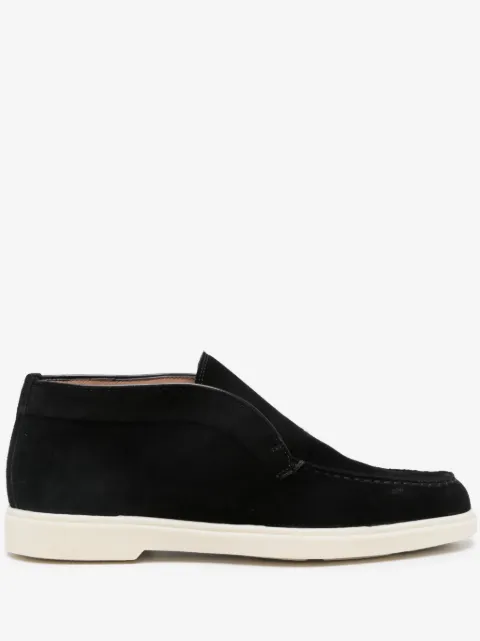 Santoni suede loafers