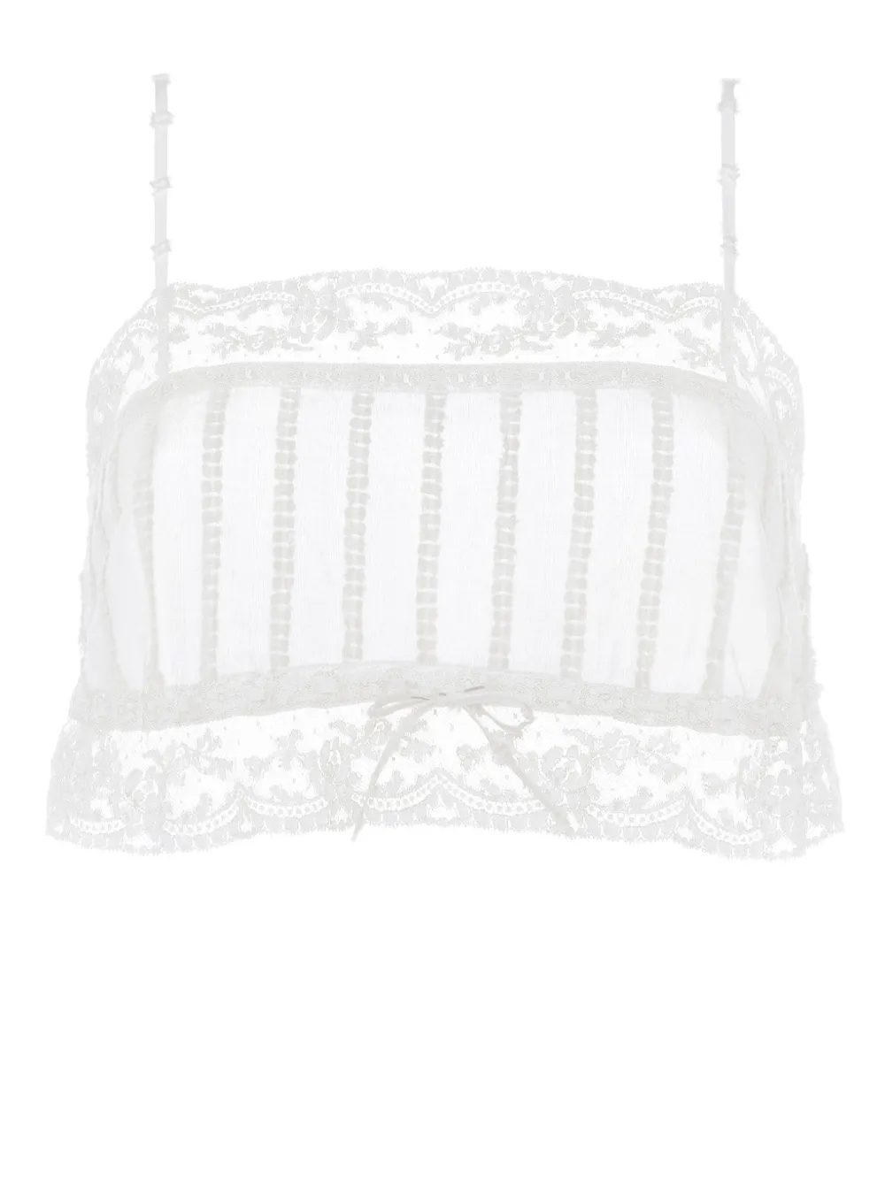 ERES Reggiseno crop Perle - Bianco