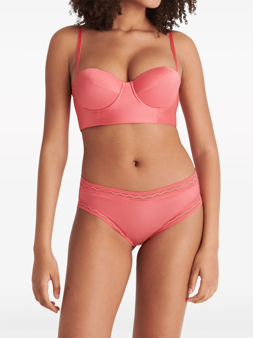 Shop Eres Idylle Bustier Bra In Pink