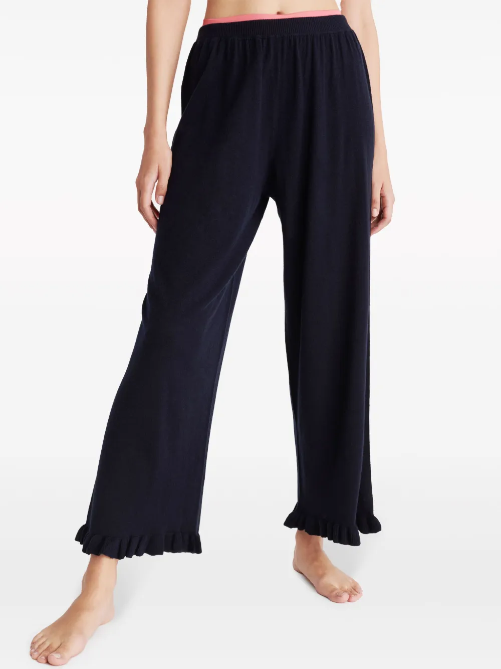 Shop Eres Bernard Straight-leg Pajama Trousers In Blue