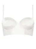 ERES Idylle padded bustier bra - White