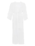 ERES Lactée lace-trim maxi robe - White