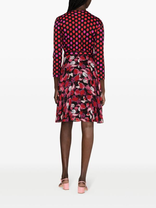 Dvf irina wrap dress sale