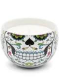 LADENAC Skull egg-shaped candle (220g) - White