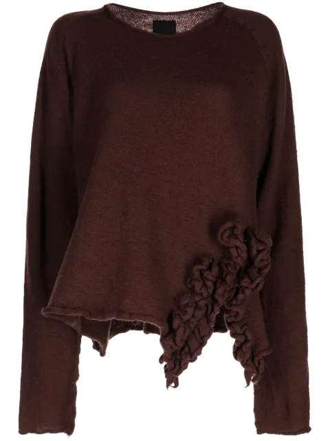Pull En Lin Oversize Rundholz - Imprimé Cherry - Neuf Avec Étiquettes
