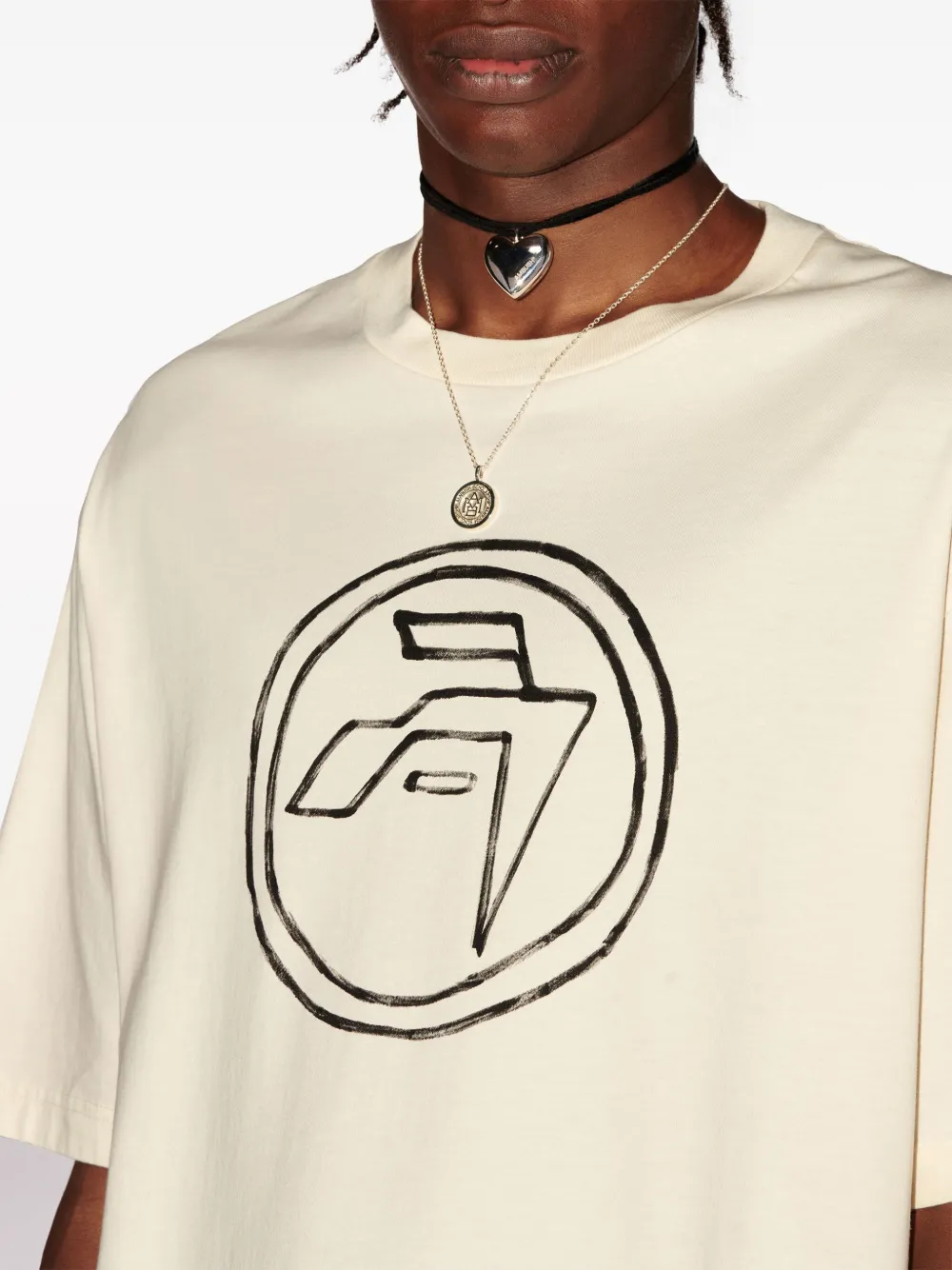 emblem-print organic-cotton T-Shirt