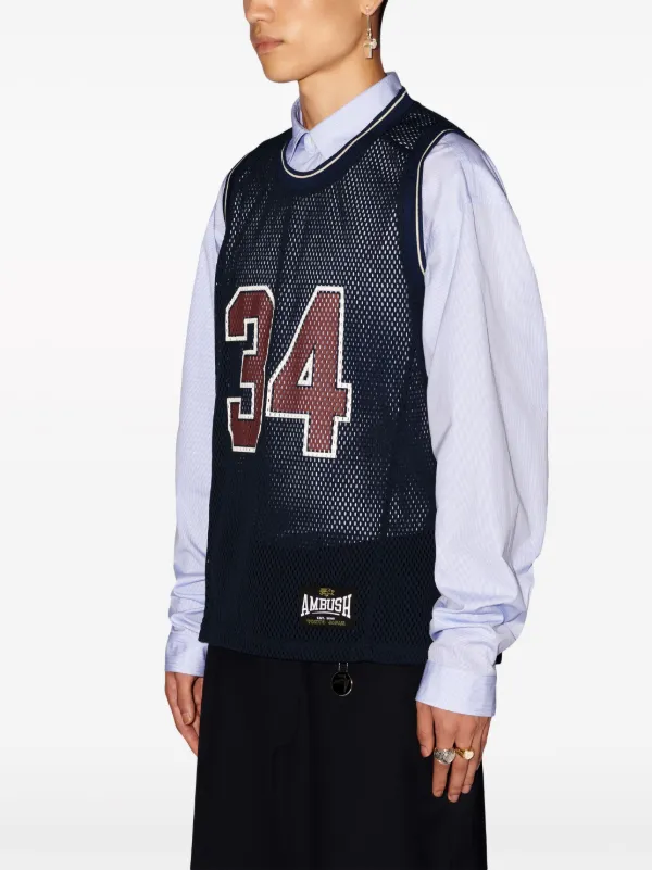 AMBUSH 34 Mesh Tank Top | Blue | FARFETCH
