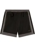 AMBUSH logo-appliqué track shorts - Grey