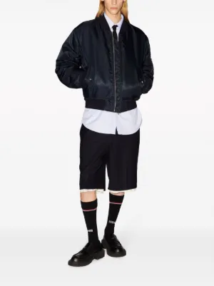 【関税込み】Ambush ブラック ロゴパッチ ボンバージャケット BOSS - はっ水ボンバージャケット ロゴパッチ - ブラック