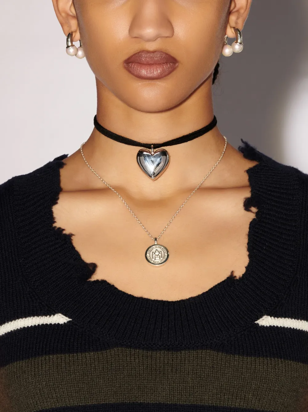 Shop Ambush Team League Silver Necklace