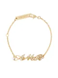AMBUSH Initial crystal-embellished bracelet - Gold