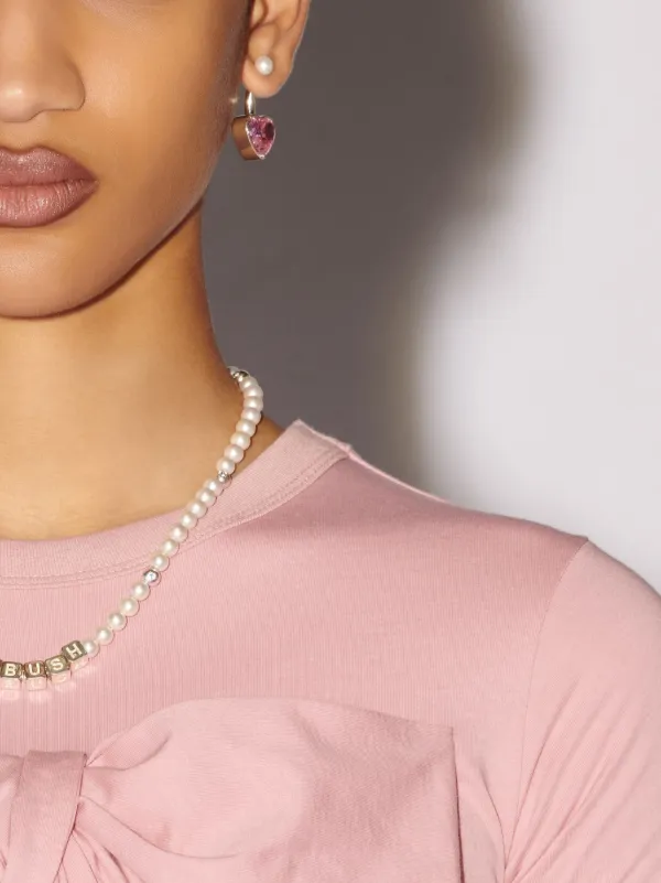 【関税込み】Ambush シルバー Iced ピアス AMBUSH Iced デコラティブ ピアス | シルバートーン | FARFETCH JP