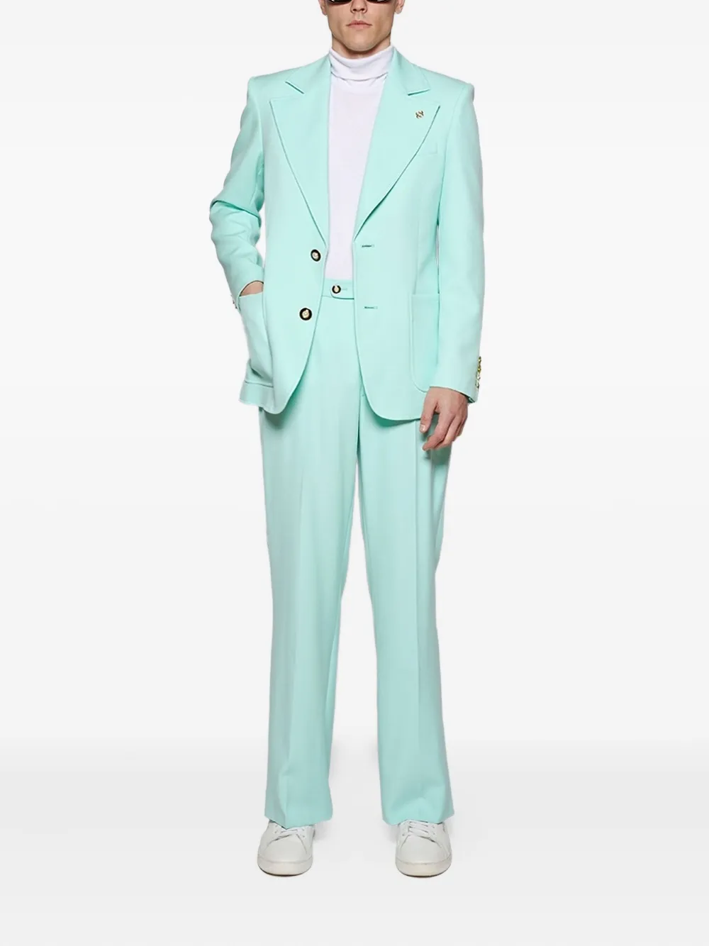 Casablanca single-breasted blazer Groen