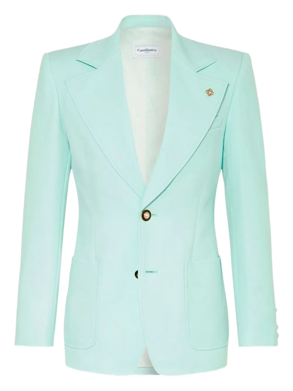 Casablanca single-breasted blazer Groen