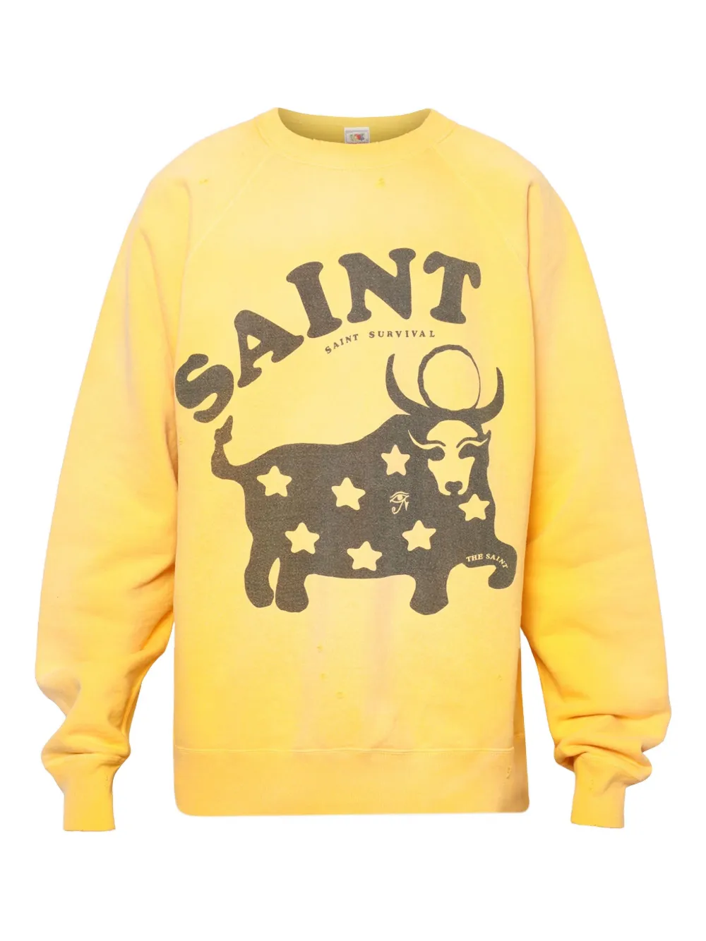 SAINT MXXXXXX Sweater met print Geel