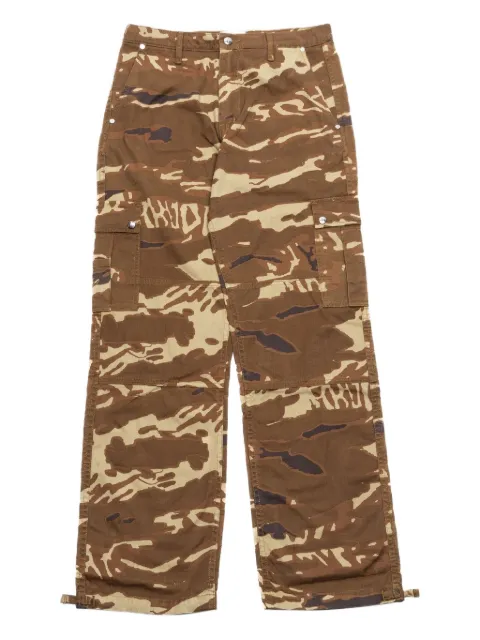 RHUDE tiger camouflage-pattern trousers
