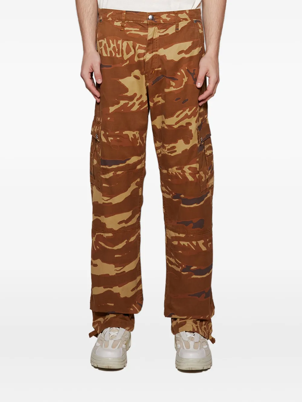Rhude Tiger Camouflage-pattern Trousers In Animal Print