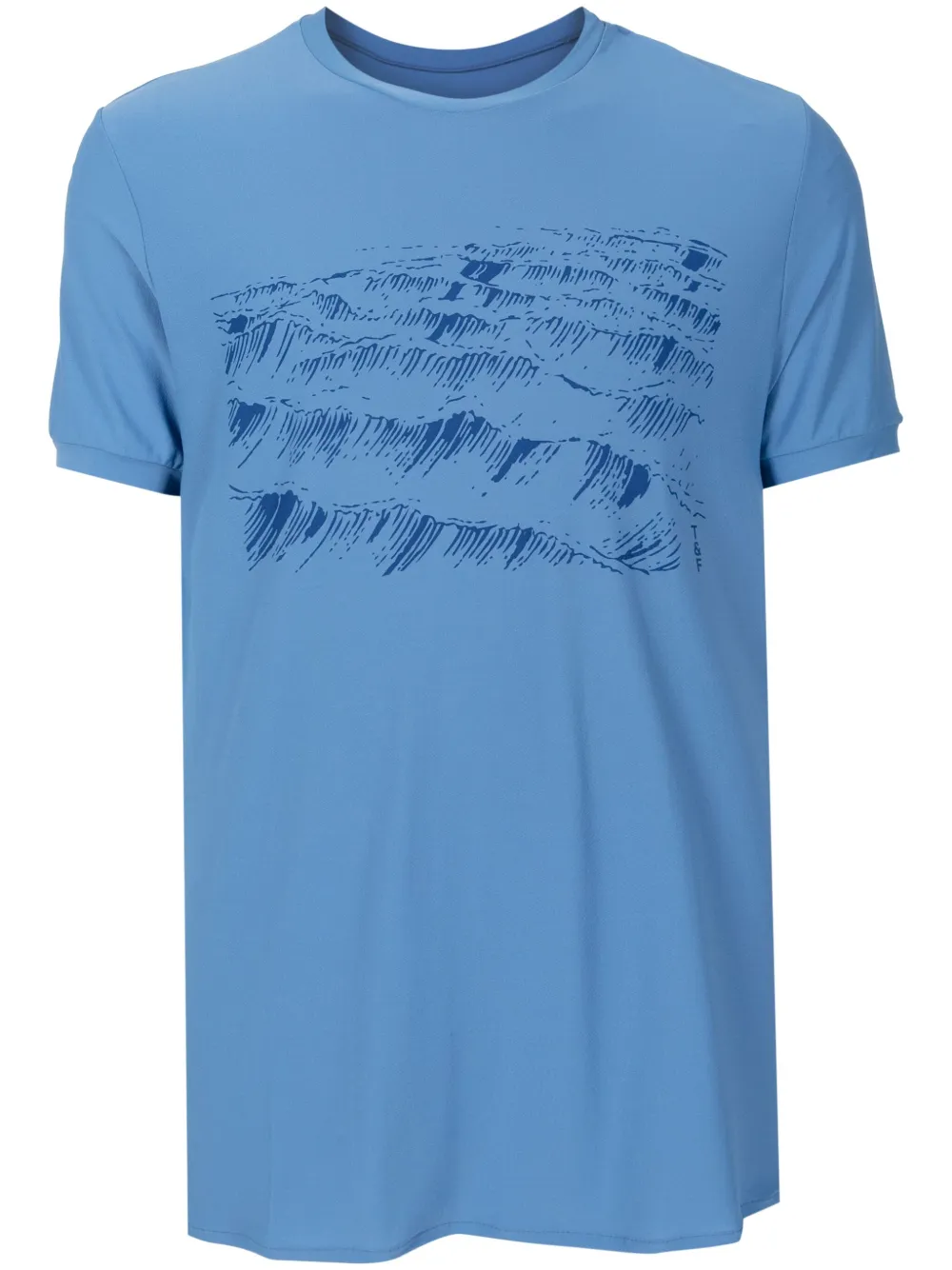 Track & Field Camiseta Thermodry® com estampa gráfica | Azul | Image 1