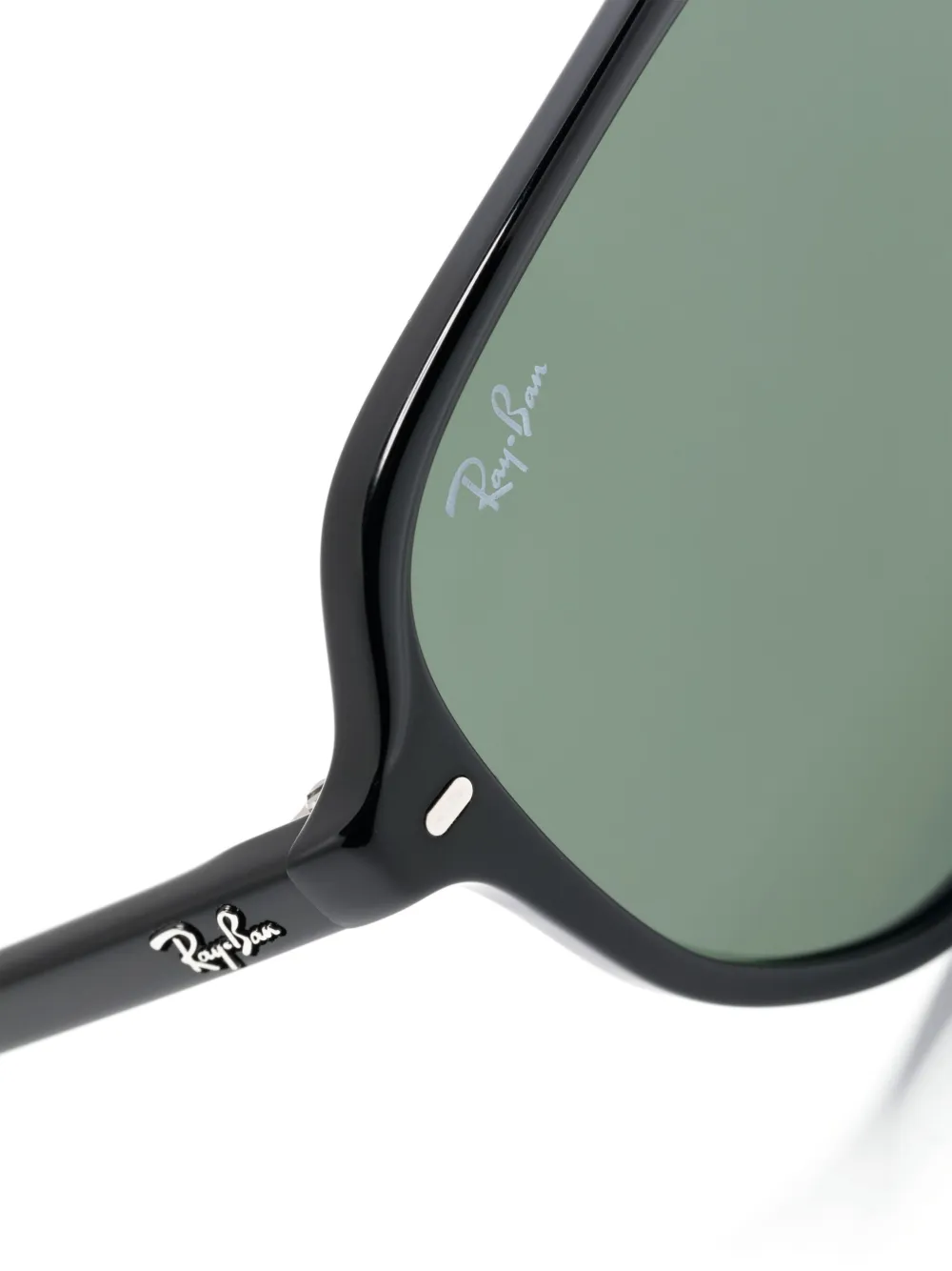 Ray-Ban Zonnebril met rechthoekig montuur Zwart